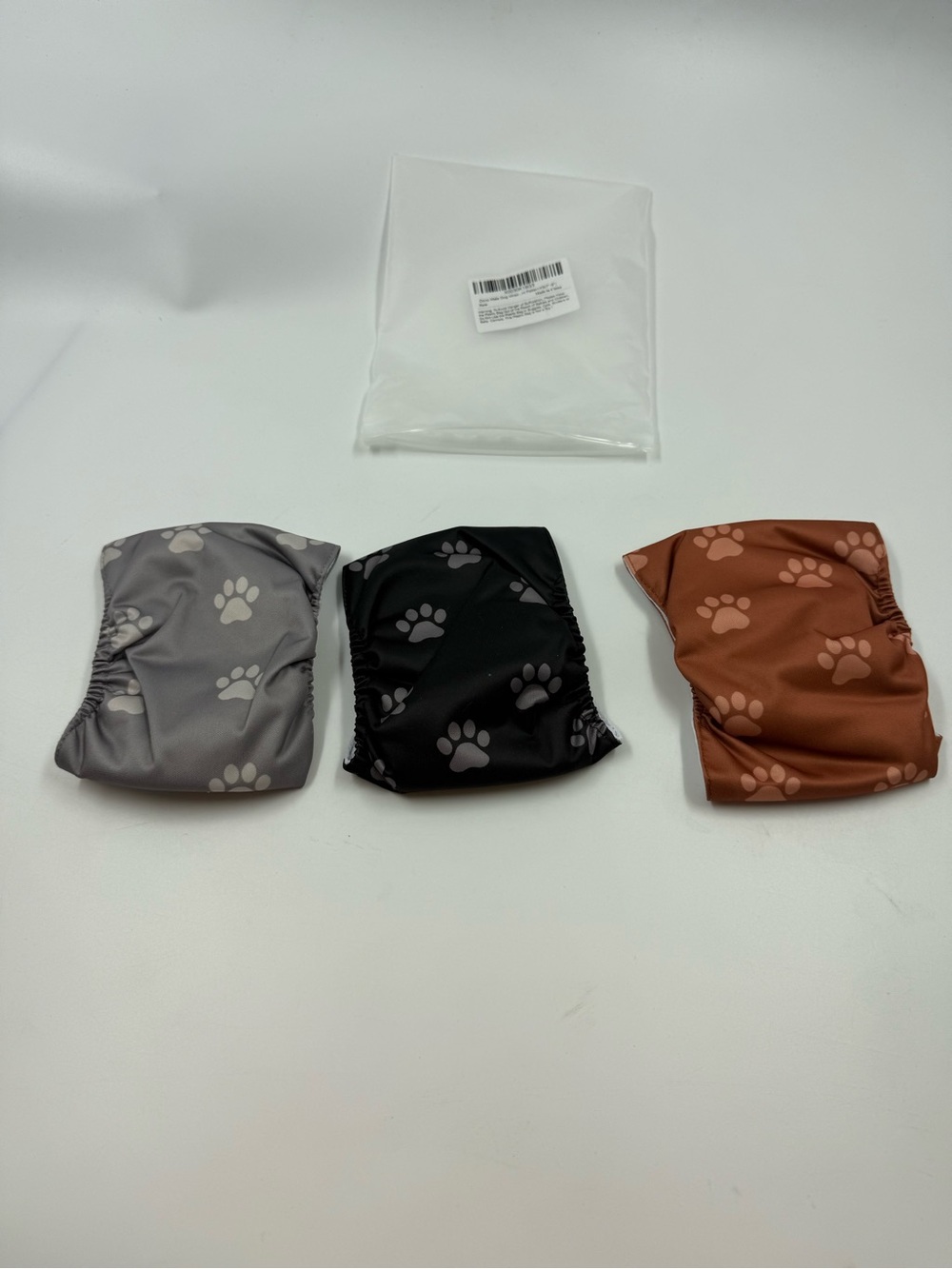 Dino male dog wrap washable diaper x 3 size xsm 7-9 inch new!